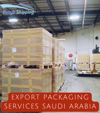 export packaging services Saudi Arabia by Buzyb Shipping